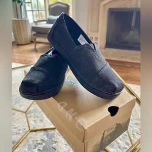 TOMS Glitter Black Classic